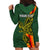 Custom Papua New Guinea Oro Province Hoodie Dress PNG Birds Of Paradise Polynesian Arty Style LT03 - Polynesian Pride