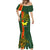 Custom Papua New Guinea Oro Province Mermaid Dress PNG Birds Of Paradise Polynesian Arty Style LT03 - Polynesian Pride