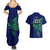 Papua New Guinea Bougainville Couples Matching Summer Maxi Dress and Hawaiian Shirt PNG Birds Of Paradise Polynesian Arty Style LT03 - Polynesian Pride