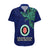 Papua New Guinea Bougainville Hawaiian Shirt PNG Birds Of Paradise Polynesian Arty Style LT03 Blue - Polynesian Pride