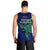 Papua New Guinea Bougainville Men Tank Top PNG Birds Of Paradise Polynesian Arty Style LT03 - Polynesian Pride