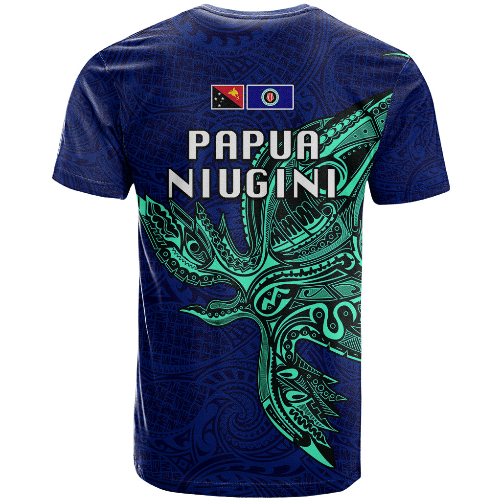 Papua New Guinea Bougainville T Shirt PNG Birds Of Paradise Polynesian Arty Style LT03 - Polynesian Pride