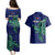Custom Papua New Guinea Bougainville Couples Matching Puletasi Dress and Hawaiian Shirt PNG Birds Of Paradise Polynesian Arty Style LT03 - Polynesian Pride