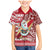 Hawaii Mele Kalikimaka Family Matching Mermaid Dress and Hawaiian Shirt Santa Claus Surfing with Hawaiian Pattern Striped Red Style LT03 Son's Shirt Red - Polynesian Pride