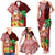 Hawaii Mele Kalikimaka Family Matching Tank Maxi Dress and Hawaiian Shirt Santa Claus and Hula Girl Tropical Folwer with Hawaiian Pattern LT03 - Polynesian Pride