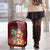 Hawaii Mele Kalikimaka Luggage Cover Santa Claus and Hula Girl Tropical Folwer with Hawaiian Pattern LT03 - Polynesian Pride