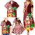 Custom Hawaii Mele Kalikimaka Family Matching Summer Maxi Dress and Hawaiian Shirt Santa Claus and Hula Girl Tropical Folwer with Hawaiian Pattern LT03 - Polynesian Pride