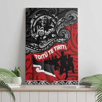 Aotearoa Toitu Te Tiriti Canvas Wall Art Honoring Te Tiriti o Waitangi Maori Haka LT03 - Polynesian Pride