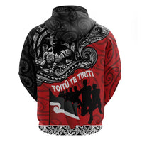 Aotearoa Toitu Te Tiriti Hoodie Honoring Te Tiriti o Waitangi Maori Haka