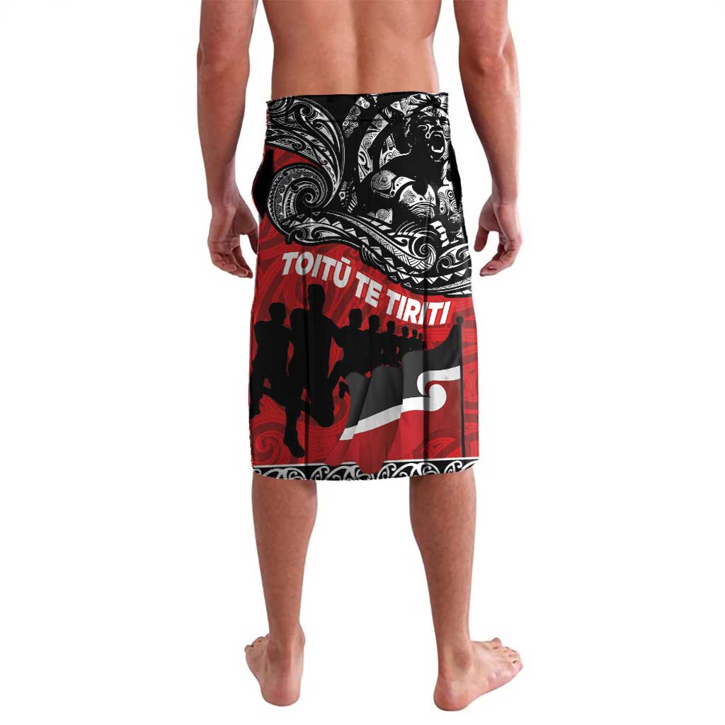 Aotearoa Toitu Te Tiriti Lavalava Honoring Te Tiriti o Waitangi Maori Haka LT03 - Polynesian Pride