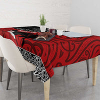 Aotearoa Toitu Te Tiriti Tablecloth Honoring Te Tiriti o Waitangi Maori Haka LT03 - Polynesian Pride