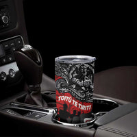 Aotearoa Toitu Te Tiriti Tumbler Cup Honoring Te Tiriti o Waitangi - Maori Haka LT03 - Polynesian Pride