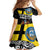 New Zealand Wellington Family Matching Off Shoulder Maxi Dress and Hawaiian Shirt The Capital's Emblems Flag and Koru Art