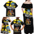 New Zealand Wellington Family Matching Off Shoulder Maxi Dress and Hawaiian Shirt The Capital's Emblems Flag and Koru Art