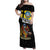 New Zealand Wellington Family Matching Off Shoulder Maxi Dress and Hawaiian Shirt The Capital's Emblems Flag and Koru Art