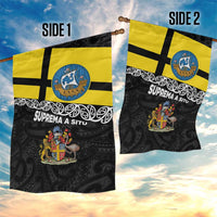 New Zealand Wellington Garden Flag The Capital's Emblems Flag and Koru Art LT03 - Polynesian Pride