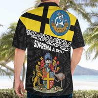 New Zealand Wellington Hawaiian Shirt The Capital's Emblems Flag and Koru Art LT03 - Polynesian Pride