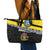 New Zealand Wellington Leather Tote Bag The Capital's Emblems Flag and Koru Art