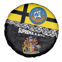 New Zealand Wellington Spare Tire Cover The Capital's Emblems Flag and Koru Art LT03 - Polynesian Pride