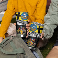 New Zealand Wellington Tumbler Cup The Capital's Emblems - Flag and Koru Art LT03 - Polynesian Pride