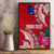 Personalised Samoa Coat Of Arms Canvas Wall Art Tropical Flower Red Polynesian Pattern LT03 - Polynesian Pride