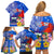 Personalised Samoa Coat Of Arms Family Matching Off Shoulder Short Dress and Hawaiian Shirt Hibiscus Polynesian Tattoo Pattern LT03 - Polynesian Pride