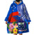 Personalised Samoa Coat Of Arms Wearable Blanket Hoodie Hibiscus Polynesian Tattoo Pattern LT03 - Polynesian Pride