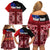 Samoa Flag Day Family Matching Off Shoulder Short Dress and Hawaiian Shirt Siapo Pattern and Ula Fala LT03 - Polynesian Pride