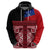 Samoa Flag Day Zip Hoodie Siapo Pattern and Ula Fala LT03 - Polynesian Pride