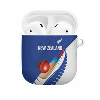New Zealand Cricket AirPods Case Kiwi Birds Haka Dance Blue Fern Sporty Style