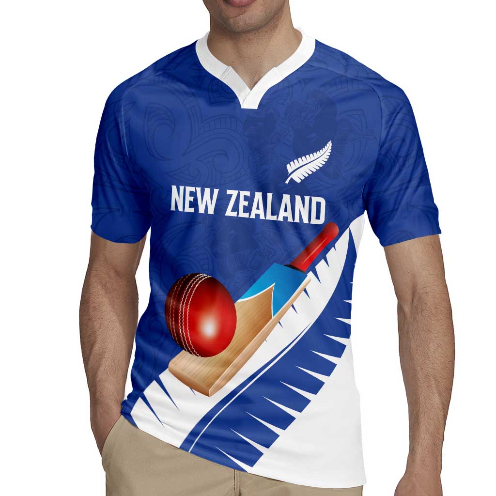 Custom New Zealand Cricket Rugby Jersey Kiwi Birds Haka Dance Blue Fern Sporty Style