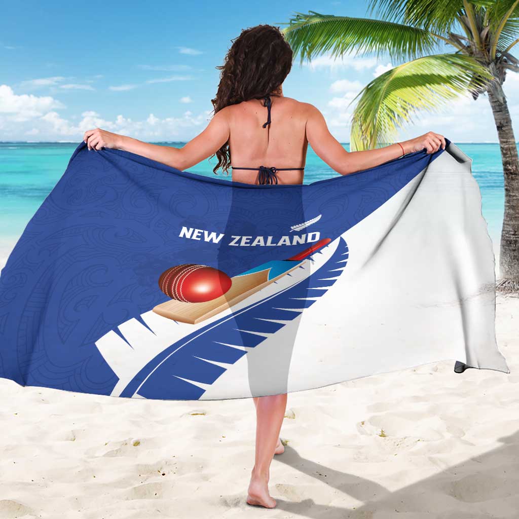 New Zealand Cricket Sarong Kiwi Birds Haka Dance Blue Fern Sporty Style