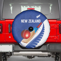 New Zealand Cricket Spare Tire Cover Kiwi Birds Haka Dance Blue Fern Sporty Style