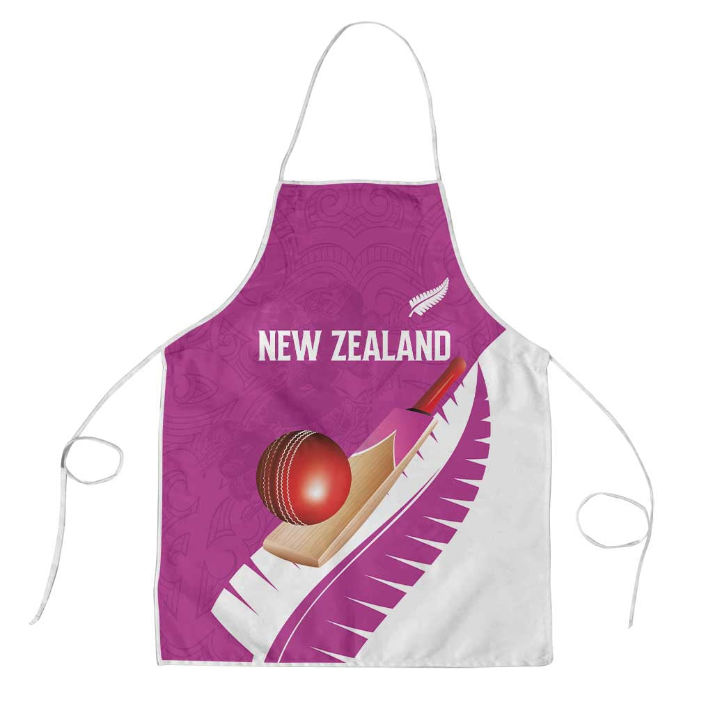 New Zealand Cricket Apron Kiwi Birds Haka Dance Pink Fern Sporty Style