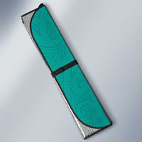 New Zealand Cricket Auto Sun Shade Kiwi Birds Haka Dance Turquoise Fern Sporty Style