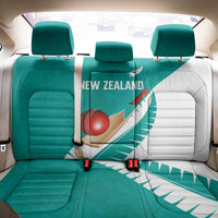 New Zealand Cricket Back Car Seat Cover Kiwi Birds Haka Dance Turquoise Fern Sporty Style