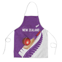 New Zealand Cricket Apron Kiwi Birds Haka Dance Purple Fern Sporty Style