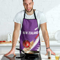 New Zealand Cricket Apron Kiwi Birds Haka Dance Purple Fern Sporty Style