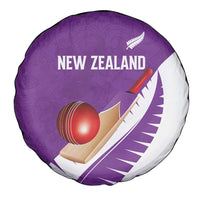 New Zealand Cricket Spare Tire Cover Kiwi Birds Haka Dance Purple Fern Sporty Style