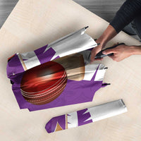 New Zealand Cricket Umbrella Kiwi Birds Haka Dance Purple Fern Sporty Style