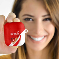 New Zealand Cricket AirPods Case Kiwi Birds Haka Dance Red Fern Sporty Style