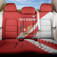 New Zealand Cricket Back Car Seat Cover Kiwi Birds Haka Dance Red Fern Sporty Style