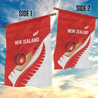 New Zealand Cricket Garden Flag Kiwi Birds Haka Dance Red Fern Sporty Style
