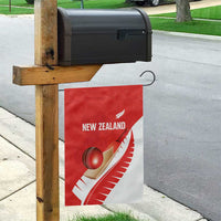 New Zealand Cricket Garden Flag Kiwi Birds Haka Dance Red Fern Sporty Style