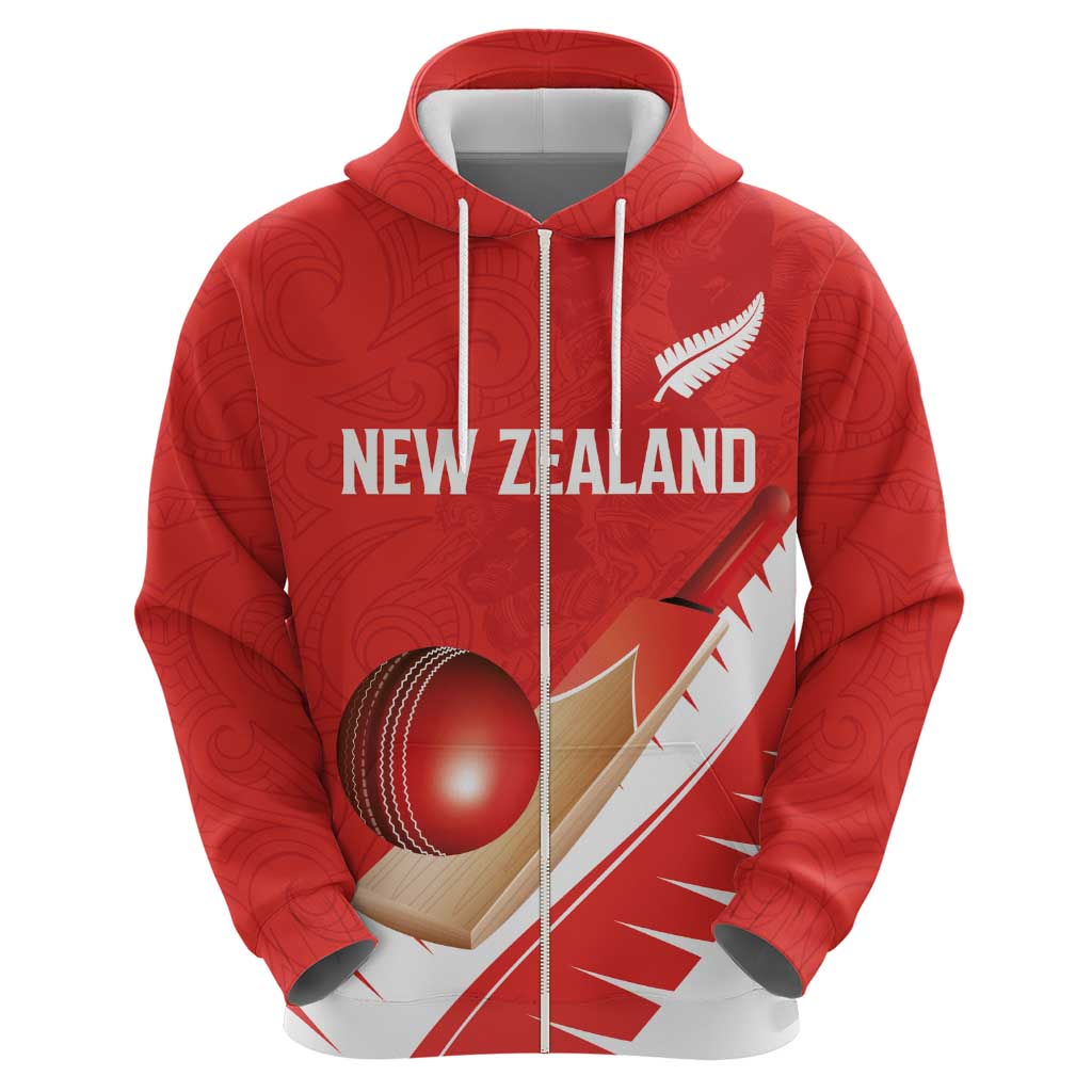 Custom New Zealand Cricket Hoodie Kiwi Birds Haka Dance Red Fern Sporty Style