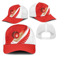 New Zealand Cricket Mesh Trucker Cap Kiwi Birds Haka Dance Red Fern Sporty Style LT03 - Polynesian Pride