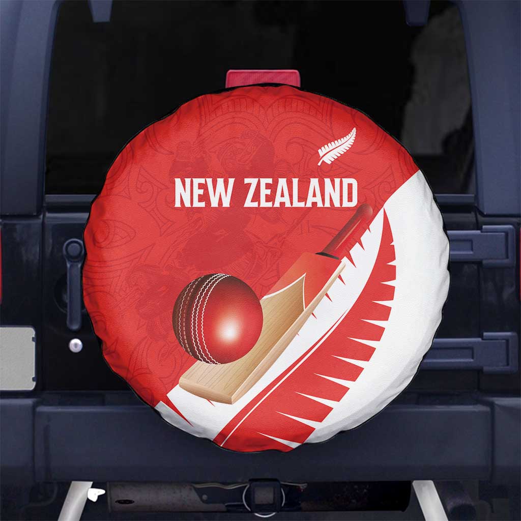 New Zealand Cricket Spare Tire Cover Kiwi Birds Haka Dance Red Fern Sporty Style
