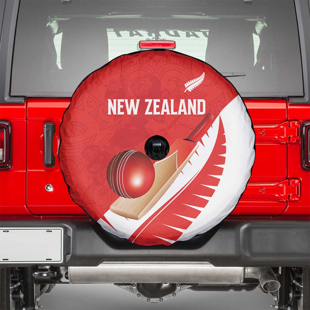 New Zealand Cricket Spare Tire Cover Kiwi Birds Haka Dance Red Fern Sporty Style