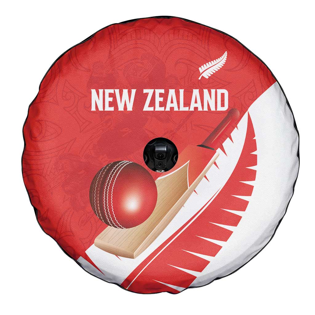 New Zealand Cricket Spare Tire Cover Kiwi Birds Haka Dance Red Fern Sporty Style