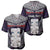 New Zealand Hei Tiki Baseball Jersey Maori Purple Papua Shell Pattern LT03 - Polynesian Pride